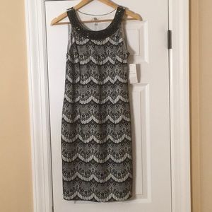 NWT Scalloped Lace Midi Dress